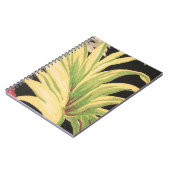  Barkcloth Stof Print Spiraalvormig Notitieboek (Linkerzijde)