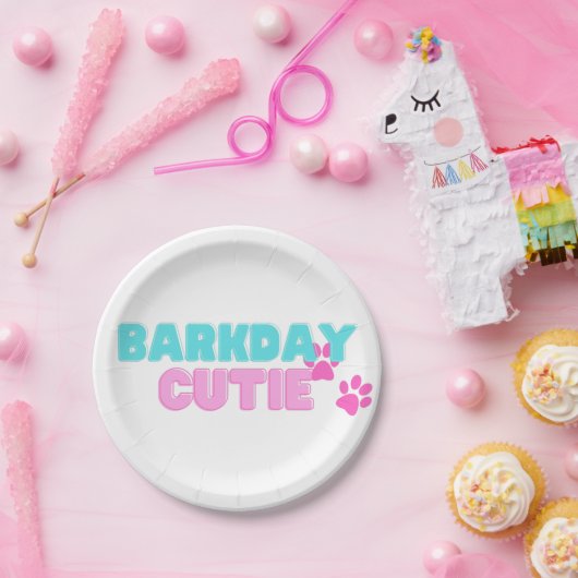Barkday Cutie Paper Bord (Feest)