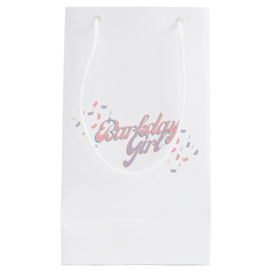 Barkday Girl Gift Bag Klein Cadeauzakje (Voorkant)