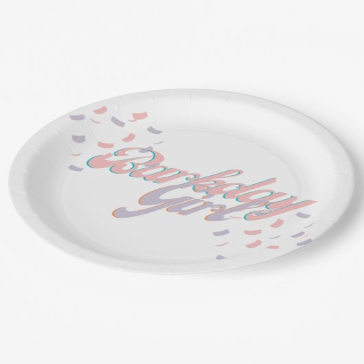 Barkday Girl Paper Bord (Gekanteld)