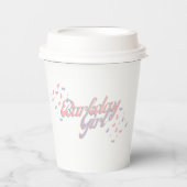Barkday Girl Paper cup Papieren Bekers (Voorkant)