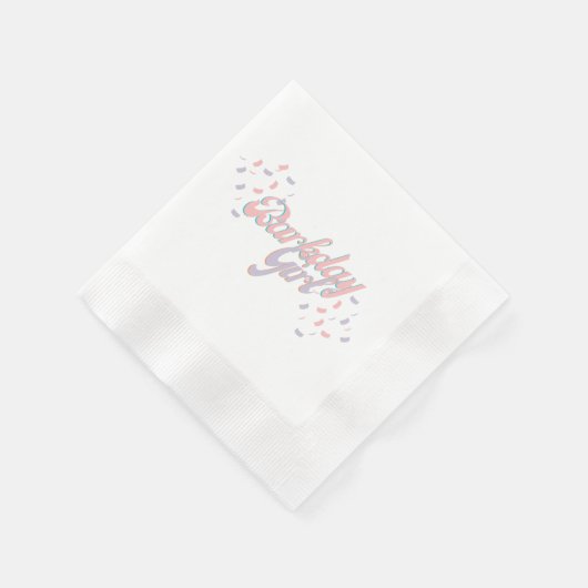 Barkday Girl Paper Napkin Servet (Hoek)