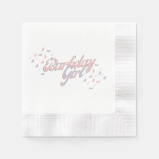 Barkday Girl Paper Napkin Servet