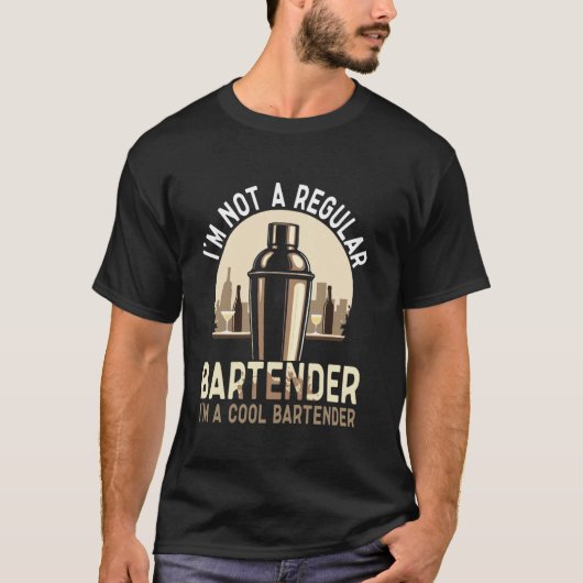 Barkeeper Bartender Biertappen T-shirt (Voorkant)