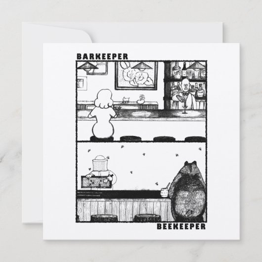 Barkeeper en imker (Voorkant)