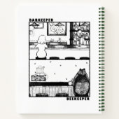 Barkeeper en imker notitieboek (Achterkant)