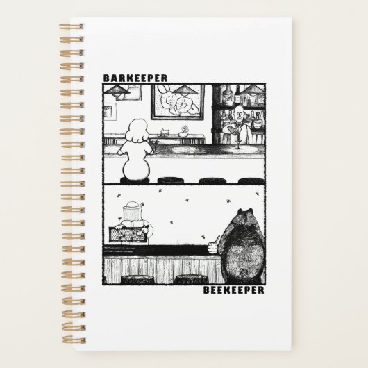 Barkeeper en Imker Planner (Voorkant)