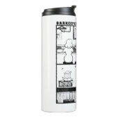 Barkeeper en imker thermosbeker (Gedraaid links)
