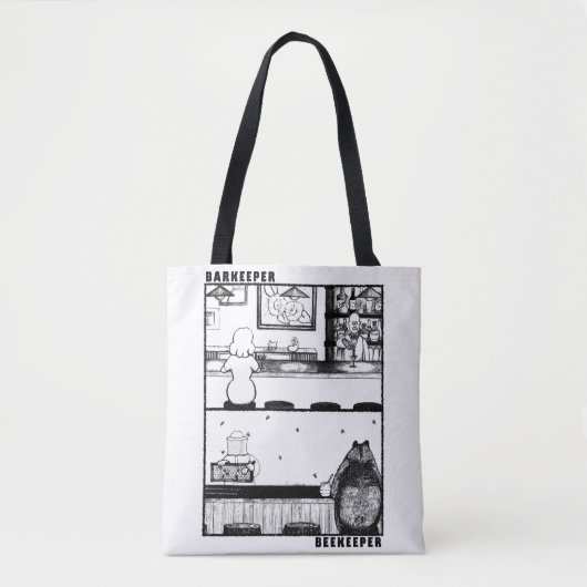Barkeeper en imker tote bag (Voorkant)