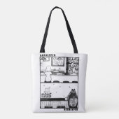 Barkeeper en imker tote bag (Achterkant)