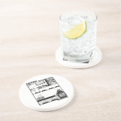 Barkeeper en imker zandsteen onderzetter (Zijkant)