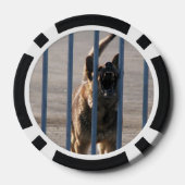 Barkeerhond Poker Chips (Achterkant)