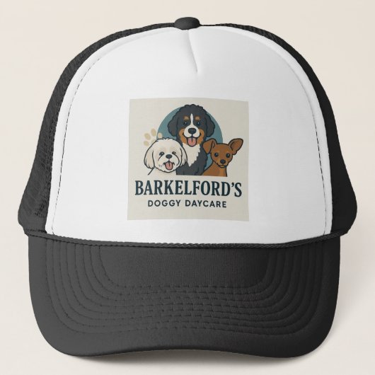 Barkelford's Hondendagverblijf Truckerhoed Trucker Pet (Voorkant)