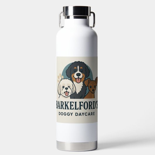 Barkelford's insulated bottle waterfles (Voorkant)