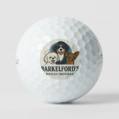 Barkelford's Titleist ProV1 Doggy Daycare golf bal (Voorkant)