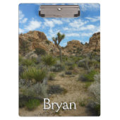 Barker Dam Loop Trail bij Joshua Tree National Par Klembord (Voorkant)