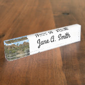 Barker Dam Loop Trail bij Joshua Tree National Par Naambordje (Zijkant)