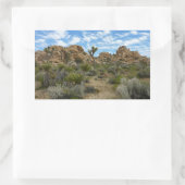 Barker Dam Loop Trail bij Joshua Tree National Par Rechthoekige Sticker (Tas)