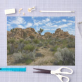 Barker Dam Loop Trail bij Joshua Tree National Par Tissuepapier (Craft)