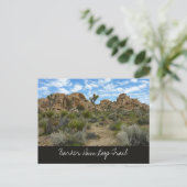 Barker Dam Loop Trail in het Joshua Tree National Briefkaart (Staand voorkant)