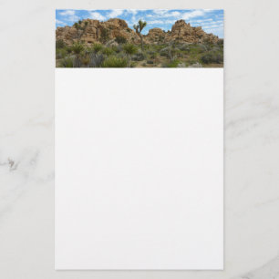 Barker Dam Loop Trail in het Joshua Tree National Briefpapier