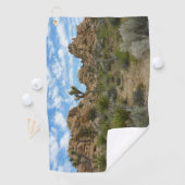 Barker Dam Loop Trail in het Joshua Tree National  Golfhanddoek (Insitu)