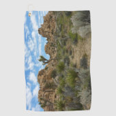 Barker Dam Loop Trail in het Joshua Tree National  Golfhanddoek (Voorkant)