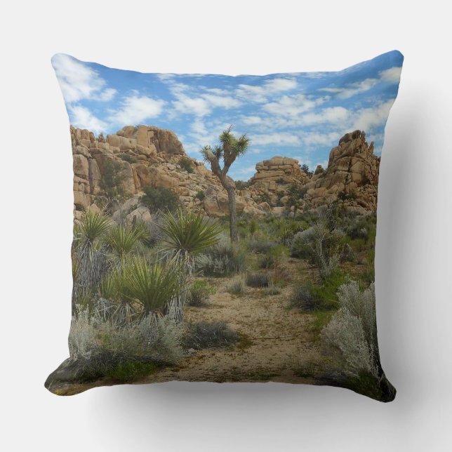 Barker Dam Loop Trail in het Joshua Tree National  Kussen (Voorkant)