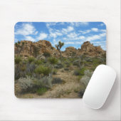Barker Dam Loop Trail in het Joshua Tree National Muismat (Met muis)
