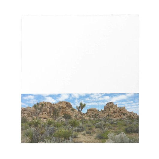 Barker Dam Loop Trail in het Joshua Tree National Notitieblok (Voorkant)