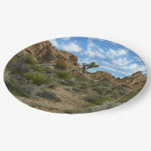 Barker Dam Loop Trail in het Joshua Tree National Papieren Bordje (Gekanteld)