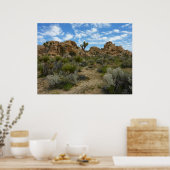 Barker Dam Loop Trail in het Joshua Tree National  Poster (Keuken)
