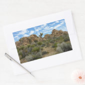 Barker Dam Loop Trail in het Joshua Tree National  Rechthoekige Sticker (Envelop)