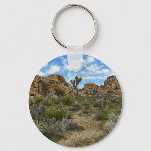 Barker Dam Loop Trail in het Joshua Tree National Sleutelhanger (Voorkant)