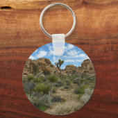 Barker Dam Loop Trail in het Joshua Tree National Sleutelhanger (Achterkant)