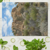 Barker Dam Loop Trail in het Joshua Tree National  Theedoek (Gevouwen)