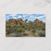 Barker Dam Loop Trail in het Joshua Tree National  Visitekaartje (Achterkant)