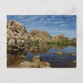 Barker Dam reflectie bij Joshua Tree I Briefkaart (Voorkant)