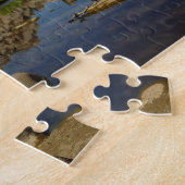 Barker Dam-weerkaatsing bij Joshua Tree I Legpuzzel (Zijkant)