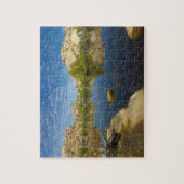 Barker Dam-weerkaatsing bij Joshua Tree II Legpuzzel (Verticaal)