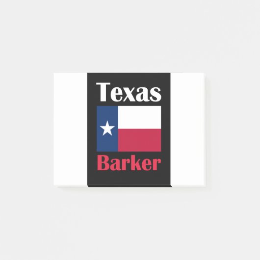 Barker TX Post-it® Notes (Voorkant)