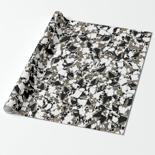 BarkFusion-camouflage Cadeaupapier (Uitgerold)