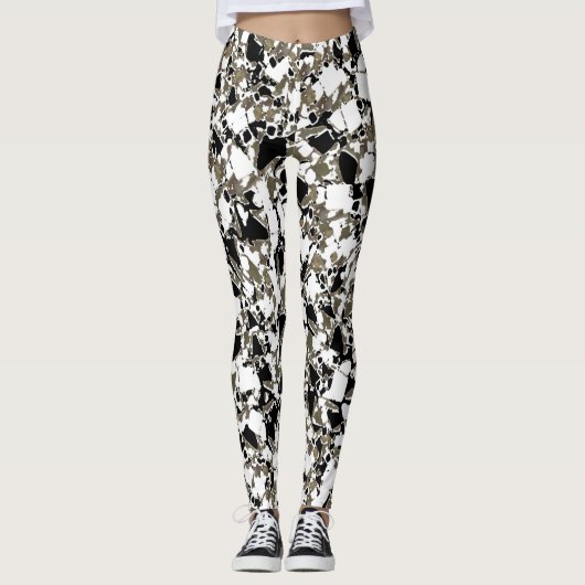 BarkFusion-camouflage Leggings (Voorkant)