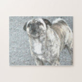 Barking Bull Dog Legpuzzel (Horizontaal)