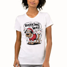 Barking Dog Kerst T-shirt