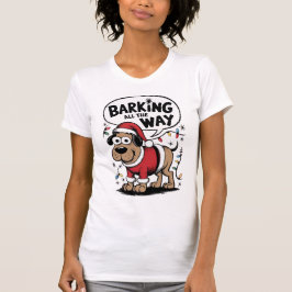 Barking Dog Kerst T-shirt