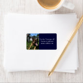 Barking German Shepherd Etiket (Insitu)