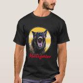 Barking "Maligator" Malinois Graphic T-shirt (Voorkant)