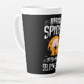Barking Spider Heard Zelden waargenomen Funny Hall Latte Mok (Linkerhoek)