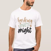 Barking Spirits Bright - Kerstmis T-shirt (Voorkant)